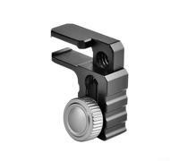 Aluminum Alloy Cable Management Tool for DSLR and Mirrorless Cameras Supporting Multiple Wire Gauges Through Dual Direction Slot Architecture (rabbits cage)