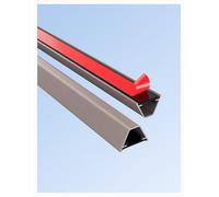 Aluminum Alloy Cable Trunking Self Adhesive Cable Hider Trunking Raceway Wire Long Service Life(Gold-A,1.5cmx150cm)