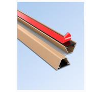 Aluminum Alloy Cable Trunking Self Adhesive Cable Hider Trunking Raceway Wire Long Service Life(Gold,2cmx100cm)