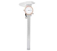 Aluminum Alloy Caliper, Shockproof Vernier Caliper, 2 - Way Shockproof Precision Measuring Tool with Dial 0-150mm, Metric Calliper for Machining Measurement, Includes Depth Bar a