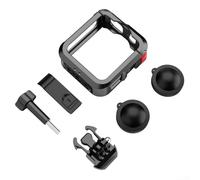 Aluminum Alloy Camera Cage with Battery Cover and Lens Covers for GoPro-MAX2 Action Camera