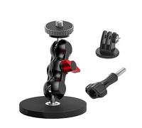 Aluminum Alloy Camera Car Windshield Front Hood Mount, Magnetic 360 Rotation Quick Release Car Body Holder for DJI Osmo Action Camera