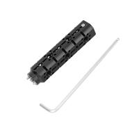 Aluminum Alloy Camera Handle Providing Multiple Attachment Positions for 1/4" and 3/8" Screws with Positioning Pin Stable Grip