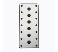 Aluminum Alloy Car Accelerator Brake Foot Rest Pedal Cover NO DRILL For REIZ 2013-17 For Crown 15-17 For GS 12-17 IS LS 13-17 Anti Slip(REST)