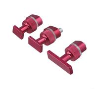 Aluminum Alloy Car Dent Puller Tool Set 3PCS Adjustable Gasket Reusable for Auto Dent Removal Kit Paintless Repair Door Dings Hail Damage Vehicle Fix