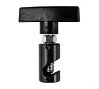 Aluminum Alloy Car Hood Bracket Clip for Lifting Support Featuring Secure Non Slip Hold to Keep Hood Open in Cold or Harsh Weather Conditions (Black)