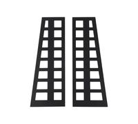 Aluminum Alloy Car Window Center Pillar Decoration Cover For Bronco 4 Doors 2021 2022 2023 2024 Polished Pillar Posts(Style 4)