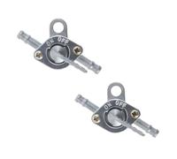 Aluminum Alloy Carb Carburettor Kit 1 Pc 2pc Universal Motorcycle Scooter SUV Inline Petrol Fuel Tap On-Off Switch For 90cc 110cc 120cc 125cc 140 C(2 pcs)