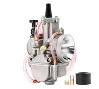 Aluminum Alloy Carb Fit For Yamaha Fit For Mikuni Koso Fit For ATV Quad UTV Racing Motor PWK 21 24 26 28 30 32 34 2T 4T With Power Jet Carburettor Kit(PWK-32 SizeB)