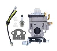 Aluminum Alloy Carb For CG430 CG520 BC430 BC520 40-5 44-5 43cc 49cc 50cc 52cc Brush Cutter 2-Stroke Engine Walbro Gasoline Carburetor Carburettor Kit(1 set)