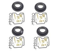 Aluminum Alloy Carb motorcycle carburetor 4 X fit for Yamaha FZS 600 Fazer 1998-2003 FZS600 Carb Carburettor Repair Kit Diaphragm