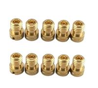 Aluminum Alloy Carb Pack Of 10pcs M5 Main Jet 5mm Fit For Keihin OKO KOSO PWK 125cc 150cc CVK PZ27 PZ30 152QMI 157QMJ Injector Racing Carb(85-108)