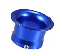 Aluminum Alloy Carb Racing Carb 50/55mm Motorcycle Modified Carburetor Air Filter Cup Fit For Keihin OKO KOSO PWK Wind Cup Horn Cup(Blue 55mm)