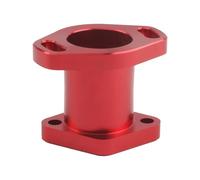 Aluminum Alloy Carb Racing Carb Fit For Mikuni VM22 125 140 150 160cc Accessories Motorcycle Carburetor Intake Modification Interface Pipe(Red)