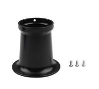 Aluminum Alloy Carb Racing Carb Motorcycle Carburetor Interface Air Filter Cup Horn Wind Cup 50mm FIT For Keihin PWK KOSO OKO PE Moto ATV(Black B)