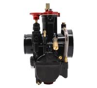 Aluminum Alloy Carb Racing Carb Motorcycle Flat Curtain Carburetor FIT For Mikuni Carburetor PWK 21 24 26 28 30 32 34mm Jet Modified Parts(24MM)