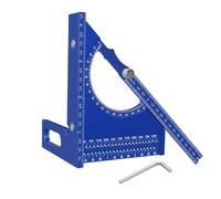 Aluminum Alloy Carpentry Protractor 180 Degree Adjustable Angles Tool for Accuracy Woodworking and Construction Projects Accuracy Marking Rulers for Cabinetry