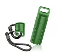 Aluminum Alloy Carrying Case Compatible with Ledger Nano X/S Plus YubiKey USB 5 5C NFC Nano, Waterproof & Shockproof USB Thumb Drive Device Storage, Secure Case for Cryptocurrency Cold Wallet, Green