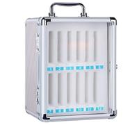Aluminum Alloy Cell Phone Storage Box for 8-60 Devices Mobile Phone Cabinet for Office & Classroom Secure Storage Case for Conferences & Home (Silver 36)