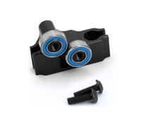Aluminum Alloy Center Driveshaft High Speed Support Set Upgrade Parts for Arrma 1/7 Infraction Limitless Felony,Replace #ARA311027 (Black)
