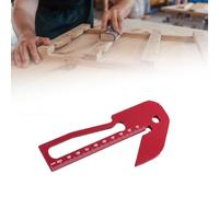 Aluminum Alloy Center Finder 45Degree Center Ruler Wood Aluminum Alloy Compact and Portable Measuring at 140x60x30mm Enhancing Your Craftsmanship in Every Project