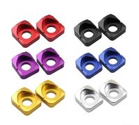 Aluminum Alloy Chain Adjuster for Motorcycles Essential Tool for Chain Management (Yellow)