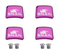 Aluminum Alloy Chainring Bolts 4pcs Square Nuts For Road Bike Single Speed Crankset Screws Replacement Parts Black Red Blue Golden Silver Purple Green(purple)