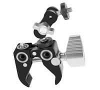 Aluminum Alloy Clamp Arm Clamp For Cameras With 1/4 And 3/8 Threaded Multiple Function Microphones Holder