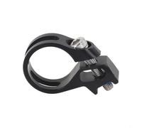 Aluminum Alloy Clamp Ring for SRAM Transmission Shifter Thumb Shift Compatible with X9 XX 1 Mountain Bikes (black)