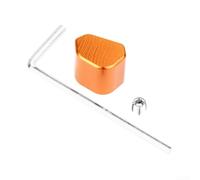 Aluminum Alloy CNC Switch Key Cap for Motorbike Turn Signal for Honda, For Suzuki, et cetera (gold)