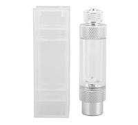 Aluminum Alloy CO2 Bubble Counter with No - Return Valve, Accurate Counting Aquarium CO2 Regulator for Fish Tanks, Sealed Nut - Lock Design (Single Head 80 X 20mm/3.14 X 0.79in)