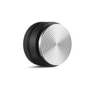 Aluminum Alloy Coffee Distributor Tamper Slotted Distribution Tool, Adjustable Espresso Distributor Leveler Convex Base(58mm)