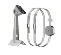 Aluminum Alloy Column Mount Kit, For Starlink for mini Pole Mount | Wilderness Grid for internet Setup, 360 Degree Rotating Antenna Stand, Outdoor Signal Booster Support Base
