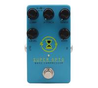 Aluminum Alloy Compressor Pedal Bass Compressor Effect Designed for Live and Studio Use Bass Guitar Compression