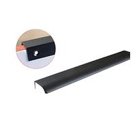 Aluminum Alloy Concealed Drawer Pull Cupboard Dresser Knobs Wardrobe Drawer Handles Furniture Accessories Gold/Black Furniture Handles for Dressers Black Vintage Modern Hardware