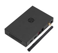 Aluminum Alloy Cooling Case for Raspberry Pi CM4 CM4IO, Black, with Fan and Power Button - Efficient Heat Dissipation, Durable Design, Easy Operation