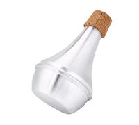 Aluminum Alloy & Cork Trumpet Silent for Pronounced Steamed Sound for Trumpet Players, Musical Instruments Part Accessory