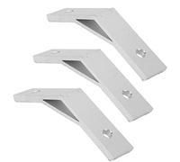 Aluminum Alloy Corner Brackets, 135 Degrees, 10-Pack, Silver, 20mm Width, Heavy Duty Angle Connectors for T-Slot Frame, DIY Shelving