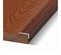 Aluminum Alloy Corner Trim Wood Grain L-Sd Ed Protector for Hardwood Laminate & Stairs 60/100/120/150 cm 30mm Wide x 20mm High Perfect for Indoor Use