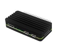 Aluminum Alloy Cover Case with 40Pin GPIO Header for 2 for W 1GHz Quad-core 64-bit Arm Cortex-A53 for Enclosure Aluminum Alloy