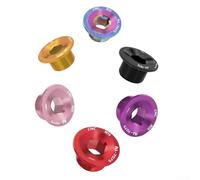 Aluminum Alloy Crank Screw for MTB Chainring M15 M20 Compatible with For IXF M19 Replacement Part for Mountain and Road Bikes (Red - M15)