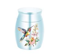 Aluminum Alloy Cremation Container with Artistic Detailing Ideal for Home Memorials Otherwise Scattering Ceremonies Cenotaph Jar for Debris