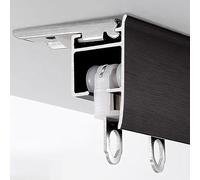 Aluminum Alloy Curtain Track, Aluminum Alloy Curtain Track Ceiling Or Wall Mount Multicolor Multiple Sizes(Champagne-top,3.20m/10.5ft)