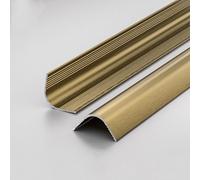 Aluminum Alloy Curved Edge Trim, 1m*3pcs Outdoor Edge Protection Rail, Tile Trim Corner Profile for Edge Guard, Tile Edge Protector for Bathroom & Garden Use(Brushed Antique Bronze,12x12mm)