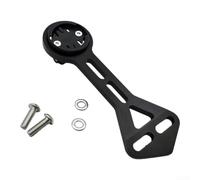 Aluminum Alloy Cyclocomputer Mount, Lightweight Bike Computer Holder For Garmin, Secure Screw Fixation For Road Handlebars, Black Finish(for WAHOO)