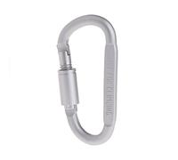 Aluminum Alloy D Carabiner Clip D Shape Gate Small Keychain Carabiner Outdoor Camping Snap Hook Climbing Lock L Large