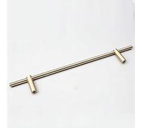 Aluminum Alloy Decorative Guard Railing Bar Anti-Fall Metal Shelf Rail Fence Set Easy Install 20"/51cm Round Tube Barrier Fall Prevention Rod (Brass Finish)