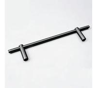 Aluminum Alloy Decorative Guard Railing Bar - Round Tube Anti-Fall Fence Easy Install Fall Prevention Metal Shelf Rail - 20" Black Barrier Set