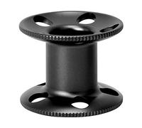 Aluminum Alloy Divers' Finger Spool Reel for Underwater Activities Blue (Black)