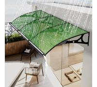 Aluminum Alloy Door Canopy -Overhead Awning for Entrance Strong Load Capacity Weatherproof & Snow Resistant Quiet Mounting Bracket for Porch & Terrace